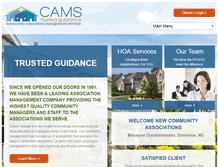 Tablet Screenshot of camsmgt.com